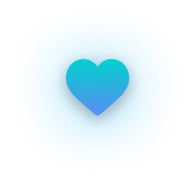 Big blue heart
